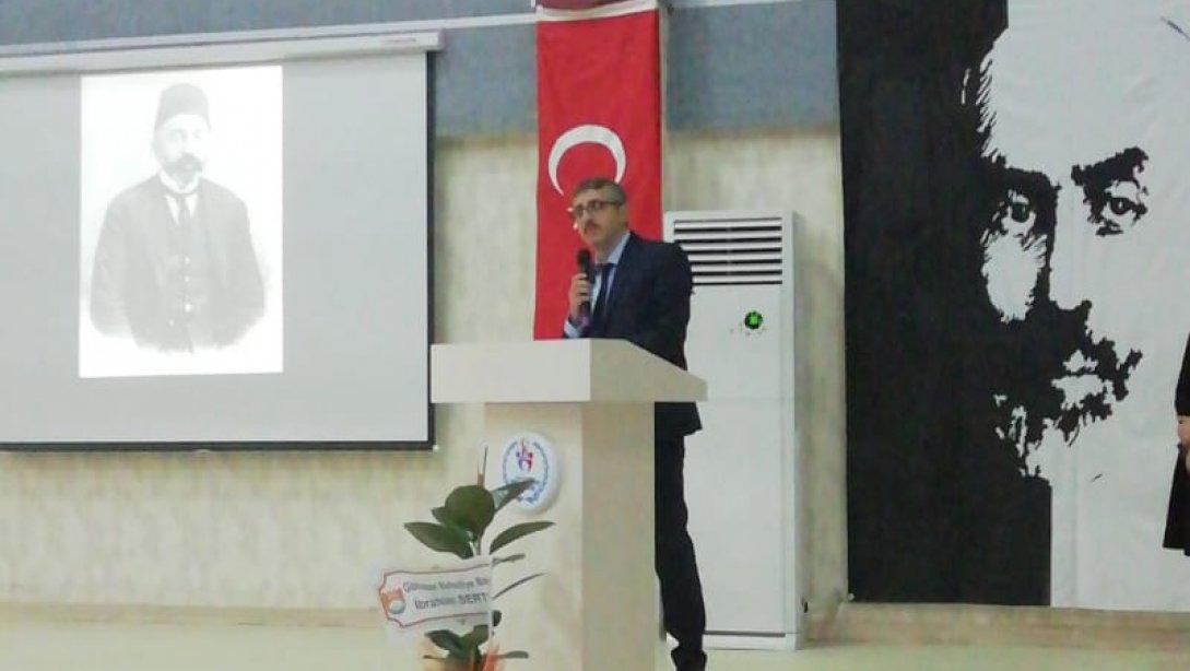 12 Mart İstiklal Marşının kabulü ve Mehmet Akif Ersoy' u Anma Günü Programı Gerçekleştirdik.